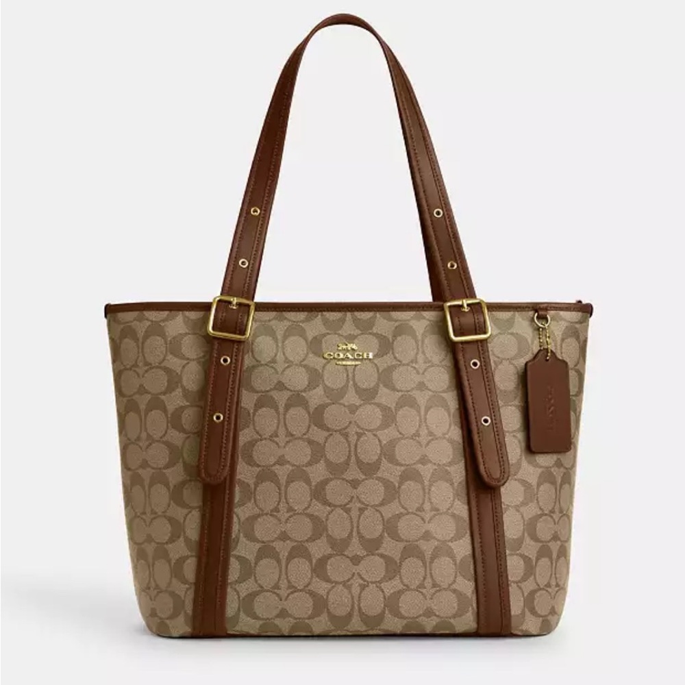 Coach Ashton Tote Bag in signature canvas